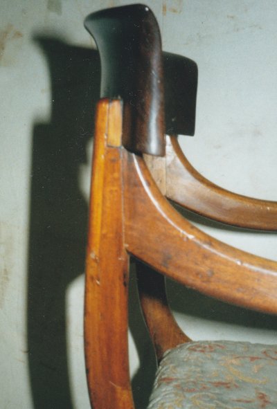 Previus repairs to the stile