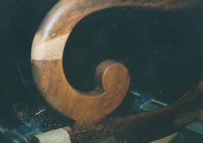 A repair to the carver arm.