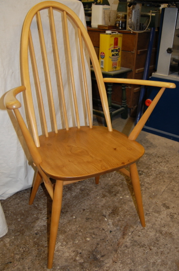 Ercol chair once more in tip-top condition