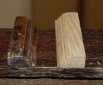 New feet and moulding made