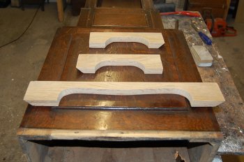 Feet cut to shape