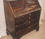 Mahogany bureau in dilapidated state