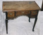 Oak Knee Hole Desk looking rather sad