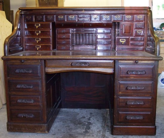 Interior of the desk