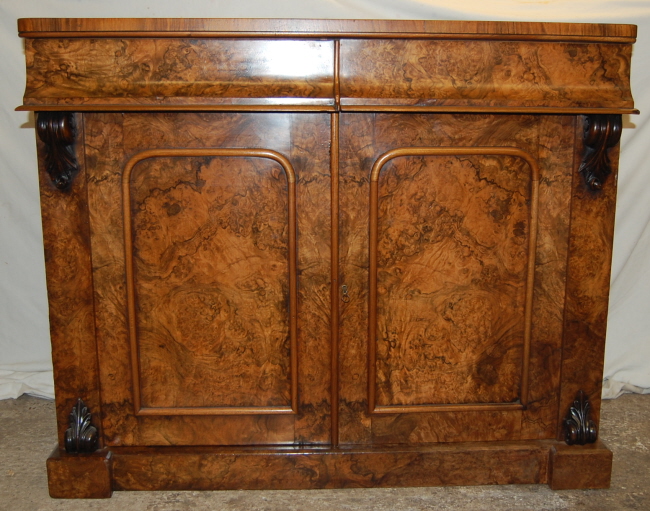 Walnut chiffonier restored